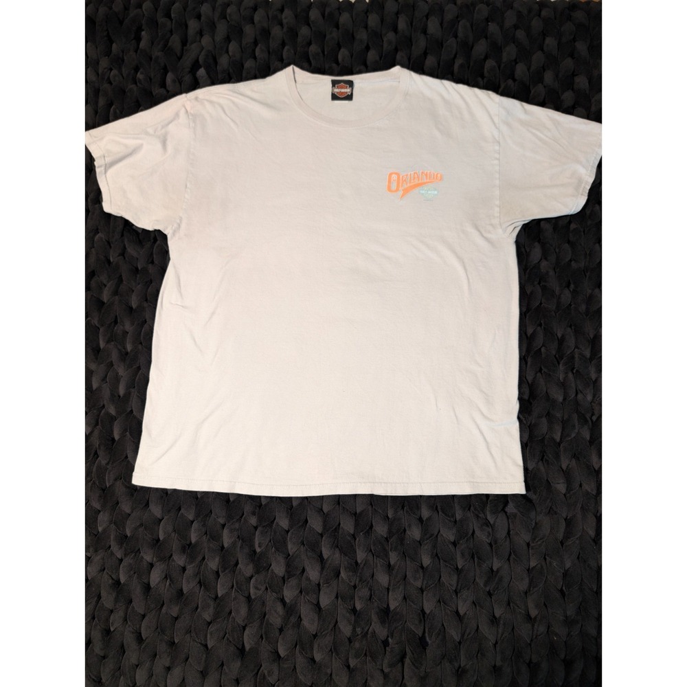 Harley-Davidson Orlando Florida Graphic Gray T-shirt size XL - Picture 2 of 11